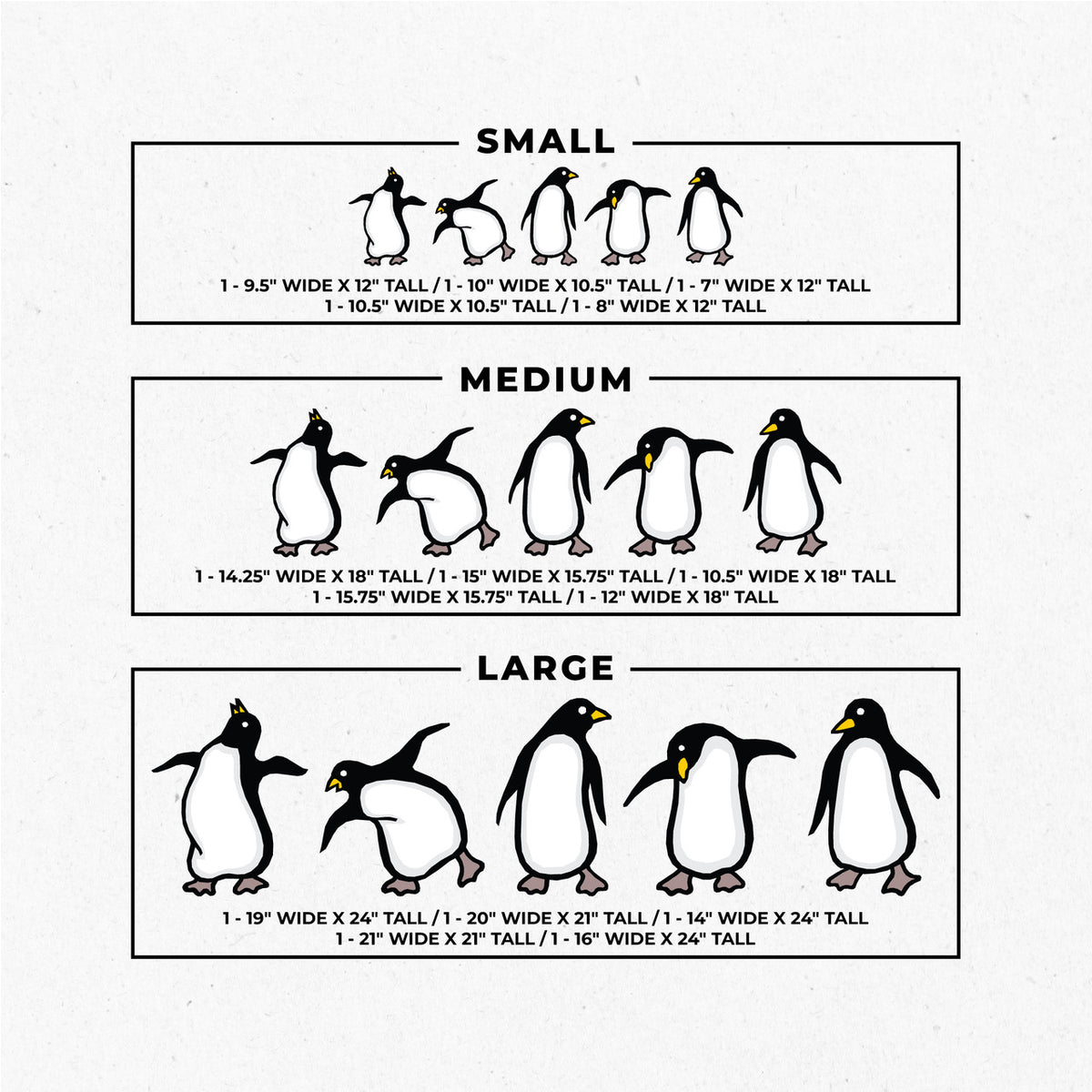 Penguins Printed Peel and Stick Wall Decals