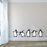 Penguins Printed Peel and Stick Wall Decals