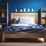 Penguins Printed Peel and Stick Wall Decals