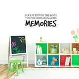 Children Making Memories Wall Decals 36" wide x 14" tall Sample Image