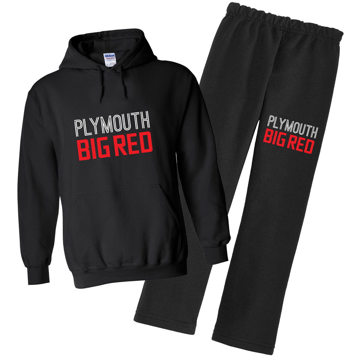 Plymouth Big Red Adult Unisex Sweats Set