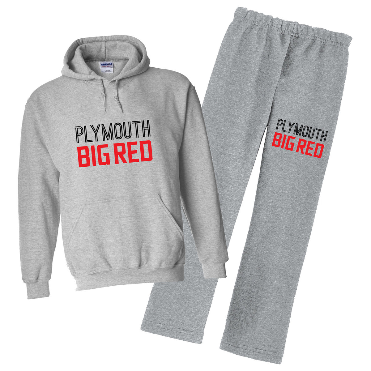 Plymouth Big Red Adult Unisex Sweats Set