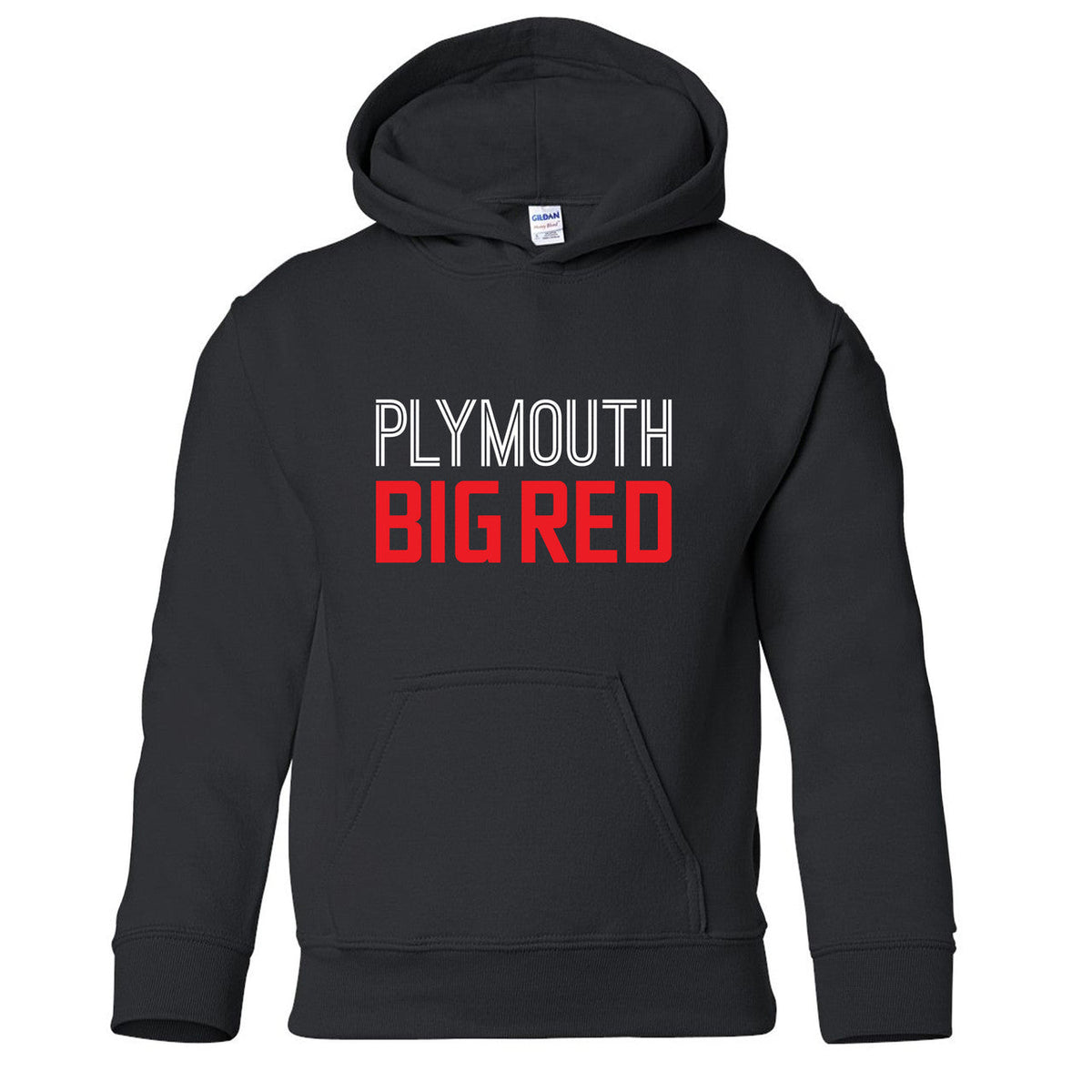 Plymouth Big Red Youth Unisex Hooded Sweatshirt