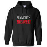 Plymouth Big Red Adult Unisex Hooded Sweatshirt