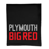 Plymouth Big Red Fleece Sweatshirt Blanket