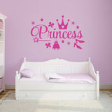 Princess Set Wall Decals 36" wide x 22" tall Sample Image