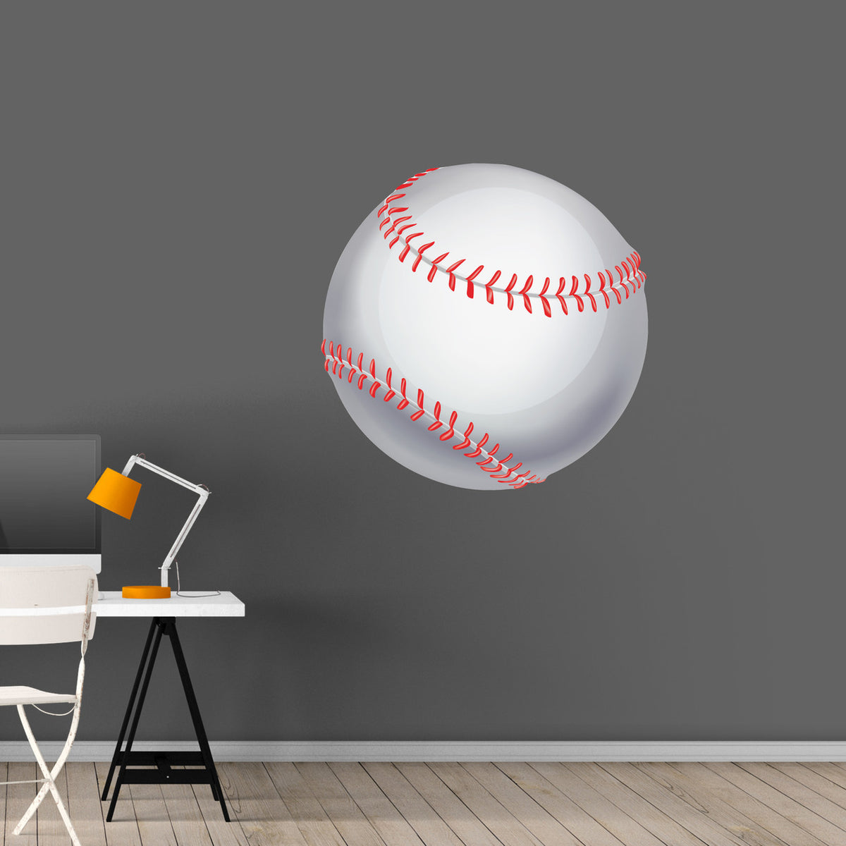 Baseball Printed Wall Decal
