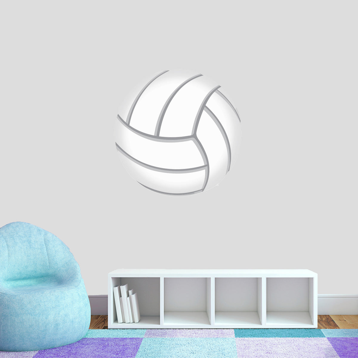 Volleyball Printed Wall Decal
