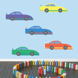 Race Cars Printed Wall Decals Large Sample Image