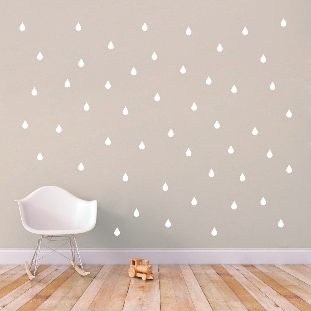 Raindrops Wall Decals and Stickers