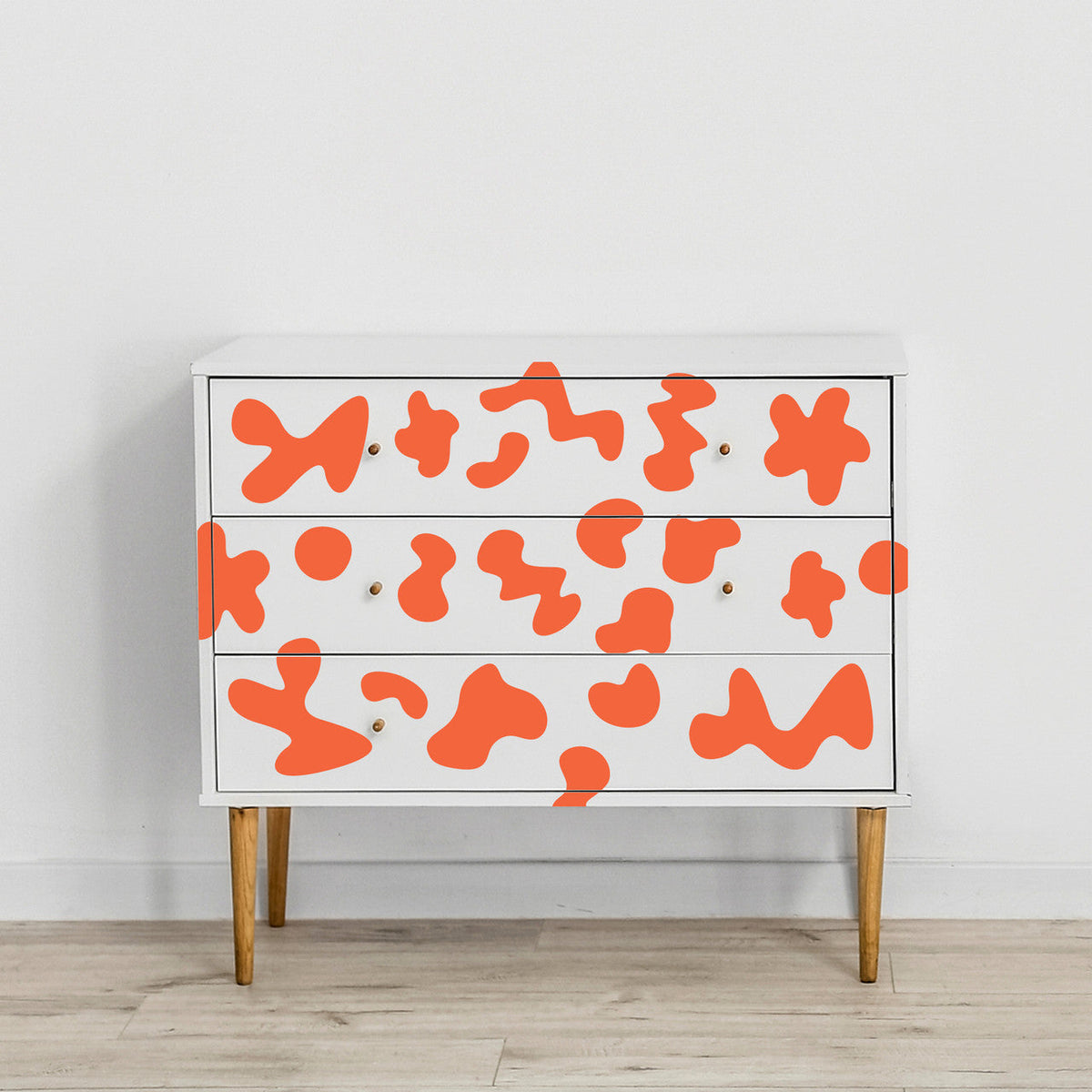 Retro Fluid Shapes Decal Set