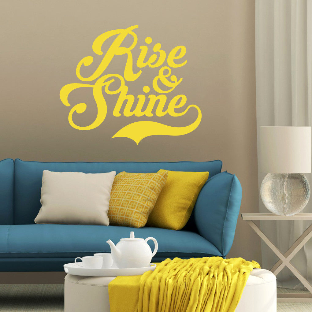 Rise And Shine Wall Decals and Stickers