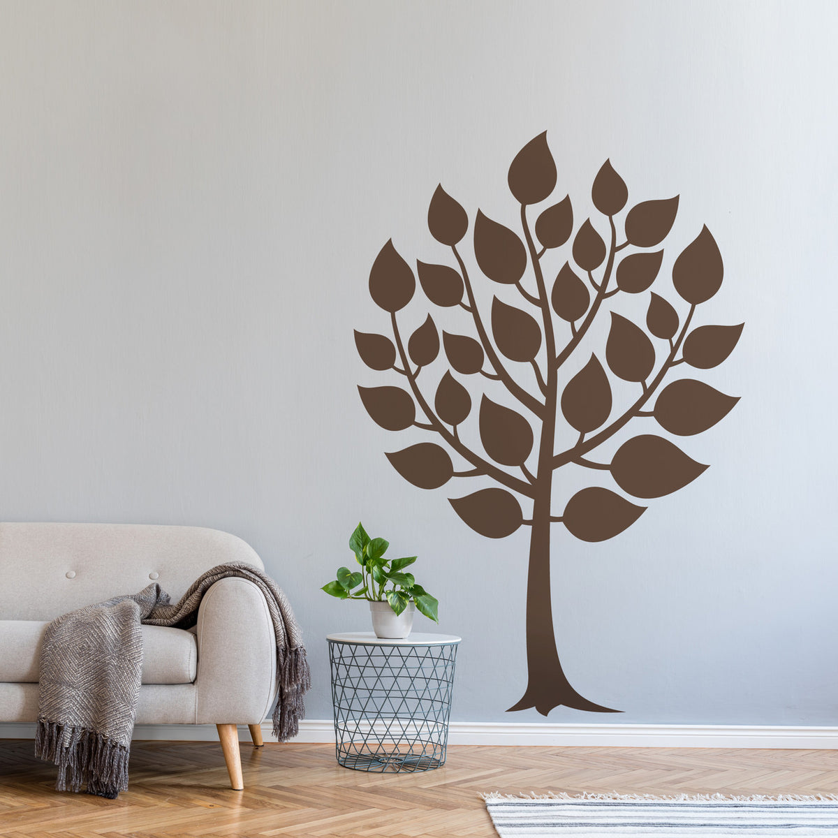 Round Tree Wall Decal