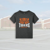 Seneca East Tiger Eyes Dark Grey Heather Toddler Unisex T-Shirt