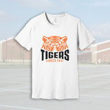 Seneca East Tiger Eyes White Adult Unisex T-Shirt