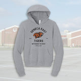 Seneca East Tigers Motto Athletic Heather Youth Unisex Sponge Fleece Hoodie