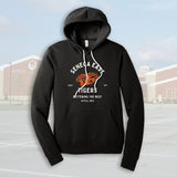 Seneca East Tigers Motto Black Heather Adult Unisex Sponge Fleece Hoodie