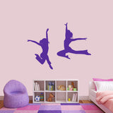 Set of Dancers Wall Decals Large Sample Image