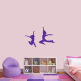 Set of Dancers Wall Decals Medium Sample Image