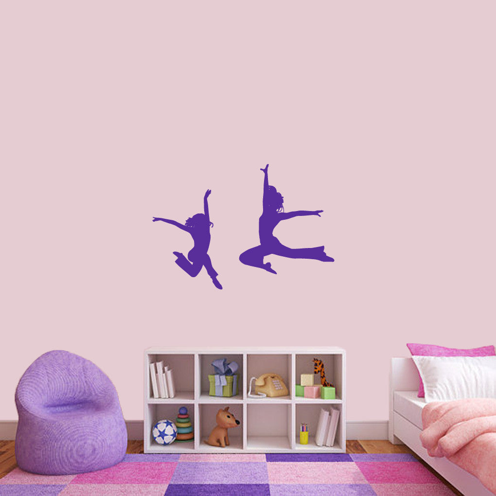 Set of Dancers Wall Decals Medium Sample Image