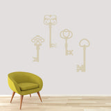 Skeleton Keys Wall Decals Large Sample Image