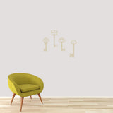 Skeleton Keys Wall Decals Small Sample Image