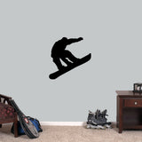 Snowboarder Wall Decal 24" wide x 24" tall Sample Image