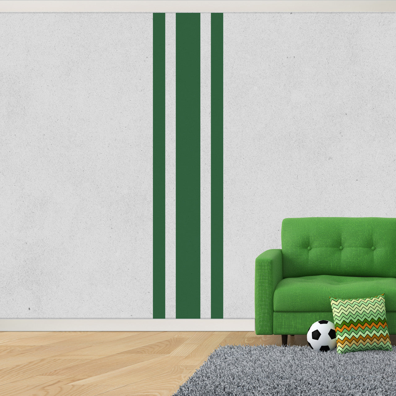 Sports Stripes Wall Decal