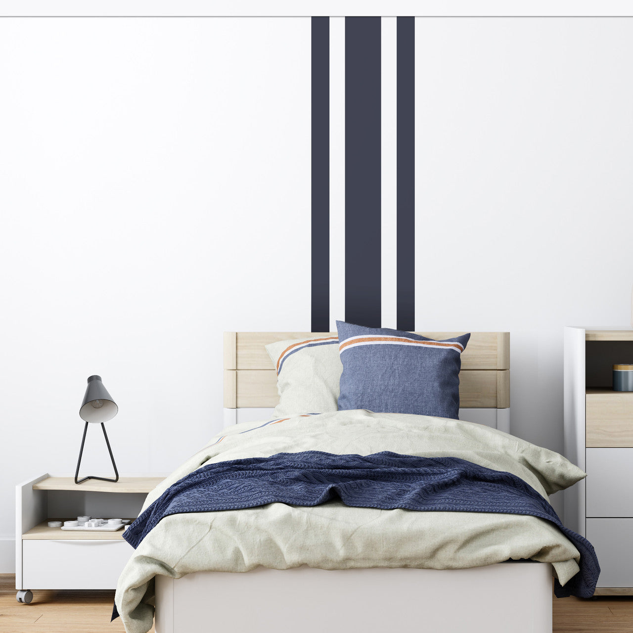 Sports Stripes Wall Decal