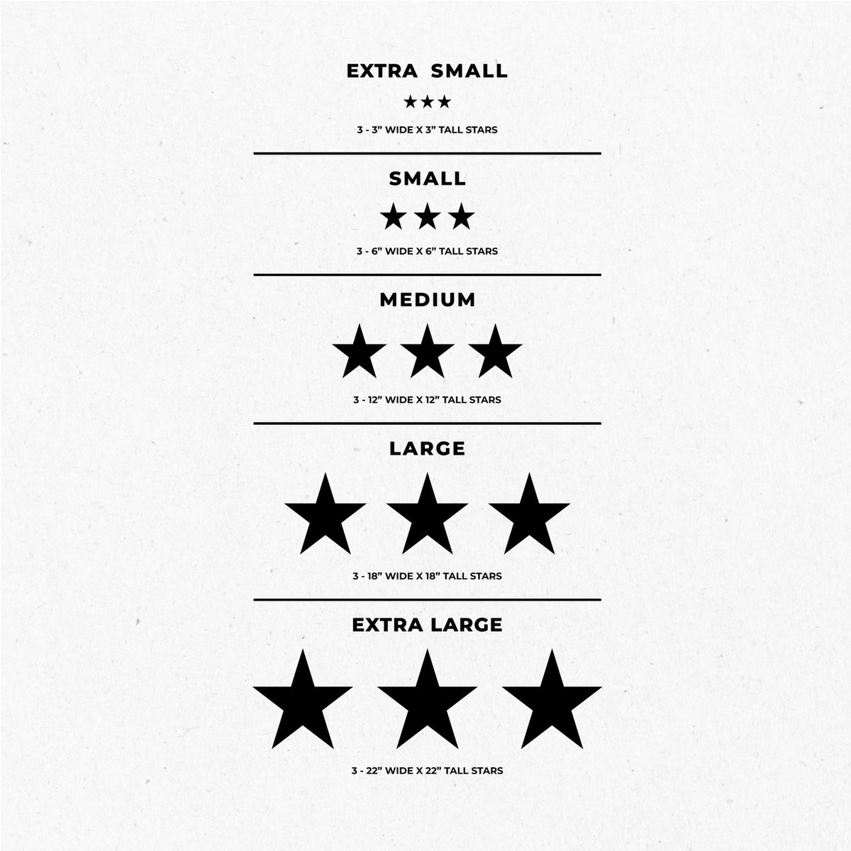 Stars Set Wall Decals