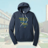 Tiffin Columbian Fight Song Heather Navy Adult Unisex Sponge Fleece Hoodie