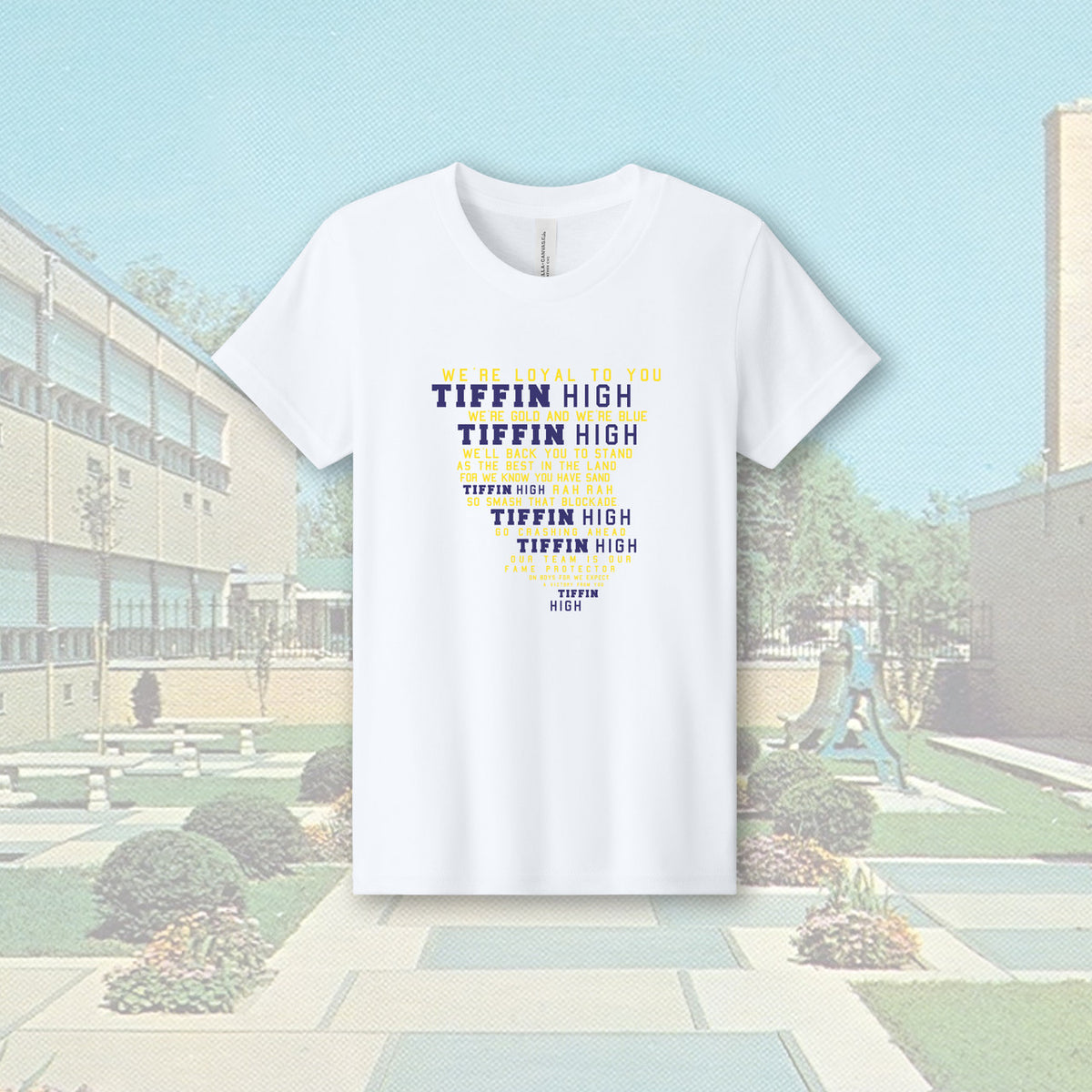 Tiffin Columbian Fight Song White Youth Unisex T-Shirt