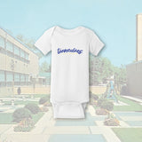 Tiffin Columbian Tornadoes Script White Infant Bodysuit
