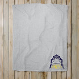 Tiffin Columbian Tornadoes Victory Bell Athletic Heather Fleece Sweatshirt Blanket