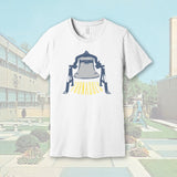 Tiffin Columbian Tornadoes Victory Bell White Adult Unisex T-Shirt