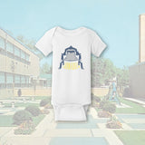 Tiffin Columbian Tornadoes Victory Bell White Infant Bodysuit